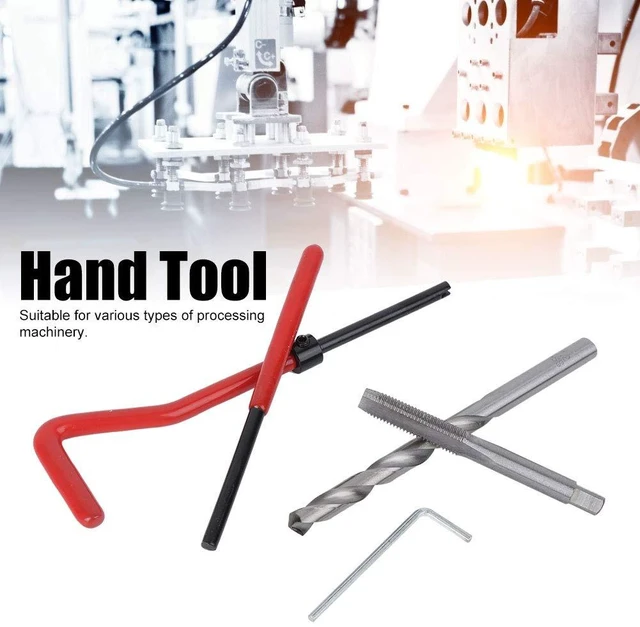 Alt view image 5 of 7 - M7 Thread Repair Kit, 25Pcs Metric Threading Tool Insert Coil Helicoil For Auto Repair Kit with Plastic Box