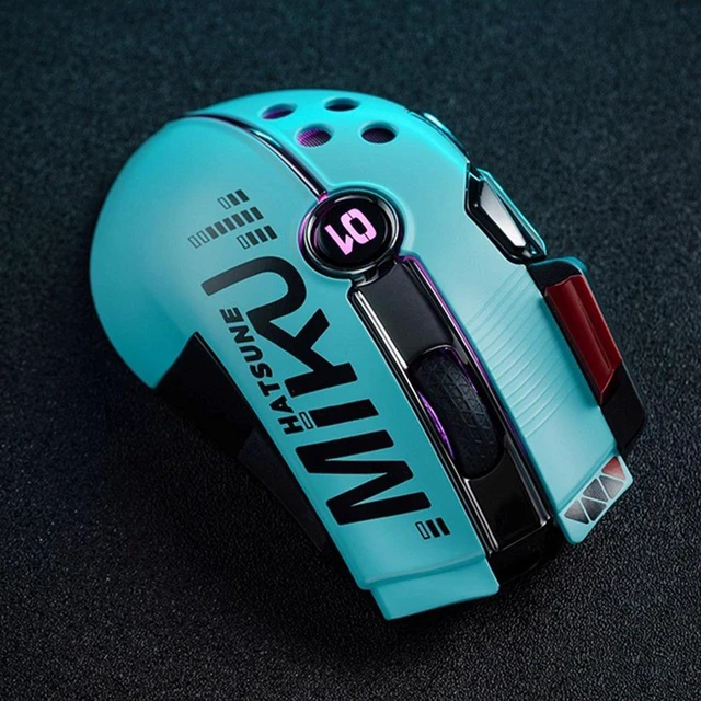Alt view image 6 of 7 - Hatsune Miku Control Sonic Mouse, wireless/wired dual mode, 5000W button life, 5-speed DPI adjustment, RGB light effects, Type-C interface, for Windows/MAC OS