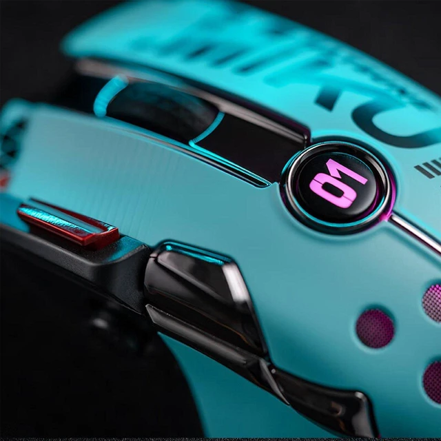 Alt view image 3 of 7 - Hatsune Miku Control Sonic Mouse, wireless/wired dual mode, 5000W button life, 5-speed DPI adjustment, RGB light effects, Type-C interface, for Windows/MAC OS