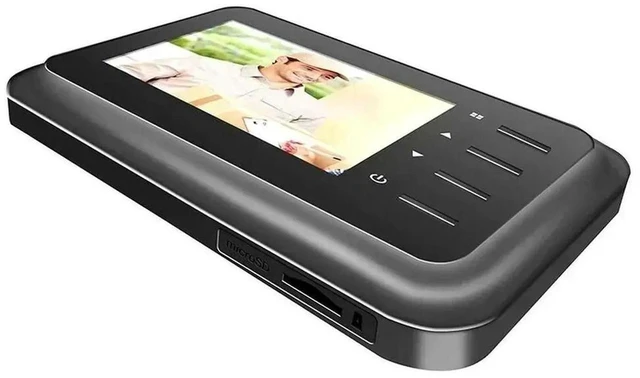 Alt view image 3 of 3 - Video Peephole Doorbell Camera Video-eye Auto Record Electronic Ring Night View Digital Door Viewer Entry Home Security