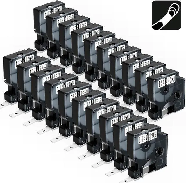 Main image of 20-Pack Aonomi 18051 Replace for DYMO Rhino Heat Shrink Tube Labels 1/4''