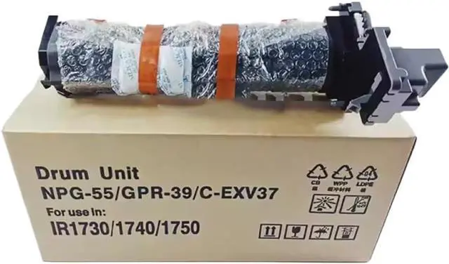 Alt view image 4 of 6 - Compatible with Printer Models ImageRUNNER 1730 1740 1750 400iF 500iF NPG-55 GPR-39 C-EXV37 2773B004AA Black Drum Unit Aftermarket Replacement
