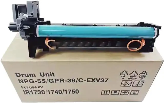 Alt view image 2 of 6 - Compatible with Printer Models ImageRUNNER 1730 1740 1750 400iF 500iF NPG-55 GPR-39 C-EXV37 2773B004AA Black Drum Unit Aftermarket Replacement