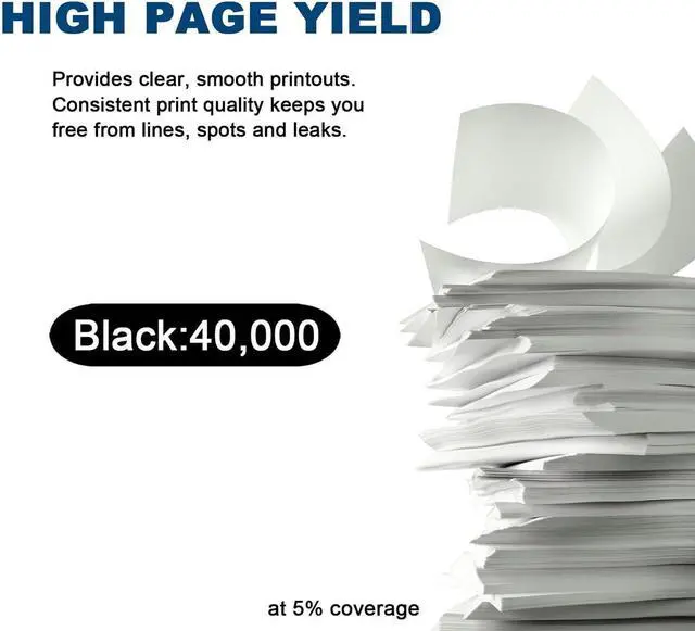 Alt view image 4 of 7 - MX-B427W High Yield Drum Unit Compatible MX-B427W Imaging Drum Unit Replacement for Sharp MX-B427W MX-B427PW Printer, High Estimated Yield 40000 Page,Black,2pack
