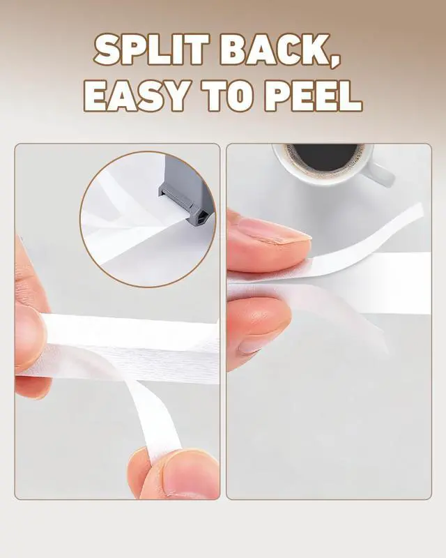 Alt view image 7 of 7 - TZ Tape 12mm 0.47 Laminated White Compatible for Brother Label Maker Tape