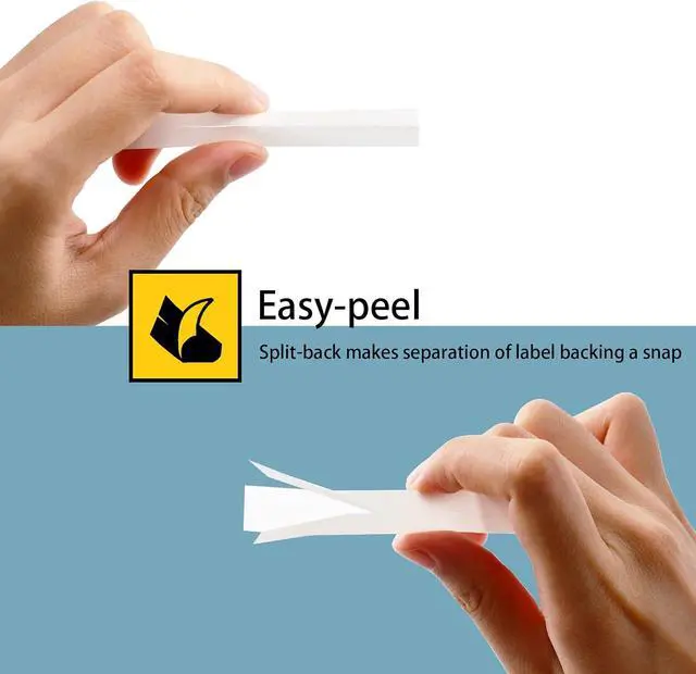 Alt view image 3 of 7 - 40 Pack Compatible for Dymo LetraTag Refills 91331 91201 91221 59422 S0721660 White Plastic Label Tape 1/2'' 12mm x 4m for Letra Tag LT100H LT100T QX50 Label Maker Black on White Tape