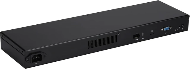 Alt view image 5 of 7 - Qotom Mini PC with 8G DDR4 RAM 512G M.2 SSD,5 Intel I225-V 2.5G Port,4X 10G SFP+,Atom C3758 Mini PC 1U Chassis