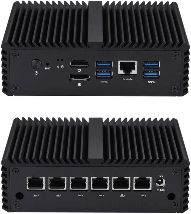 Main image of Qotom Fanless Mini PC I5-8260U 6X Intel i226V 2.5G LAN Console Barebone