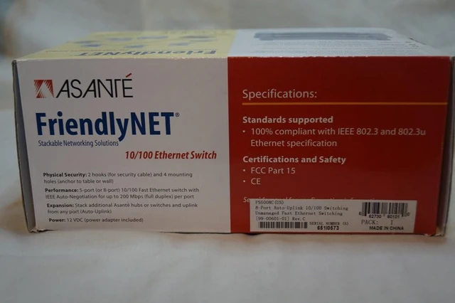 Alt view image 4 of 6 - Friendlynet Fs5008 8port 10/100fast Enet Switch