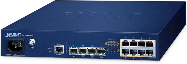 Main image of Planet 8-Port L3 PoE+ Managed Switch SGS-6310-8P4X