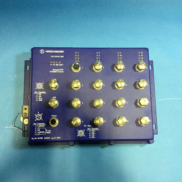 Alt view image 4 of 4 - Hirschmann Octopus 16M (Gm), Managed Ip67 Ethernet Switch Octopus 16M Revision Gm