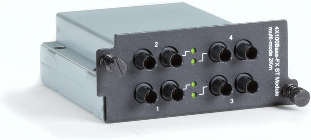 Main image of Black Box EXTR Switch Module - (4) 100-Mbps MM, 1300nm, 2km, ST