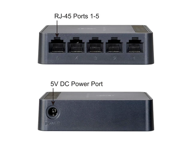 Alt view image 2 of 7 - LevelOne Switch 5X FE Feu-0512