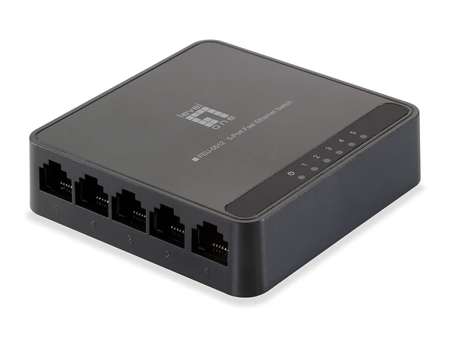 Alt view image 6 of 7 - LevelOne Switch 5X FE Feu-0512