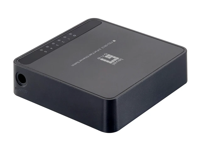 Alt view image 7 of 7 - LevelOne Switch 5X FE Feu-0512