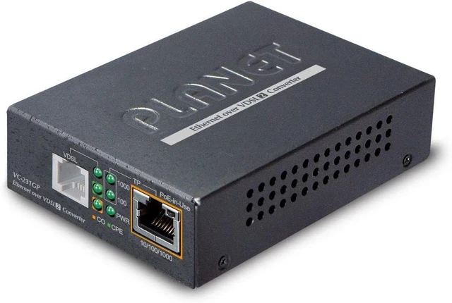 Main image of Planet 1-P 10/100/1000T 802.3at PoE+ - Network Media Converters