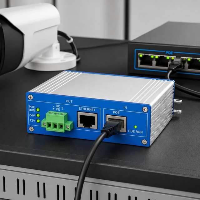 Alt view image 5 of 5 - Encased 60W Gigabit PoE Splitter