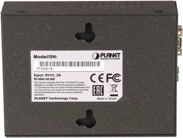 Alt view image 6 of 7 - GT-805A: 10/100/1000BASE-T to 100/1000BASE-X Media Converter (mini-GBIC, SFP) - Distance depending on SFP Module