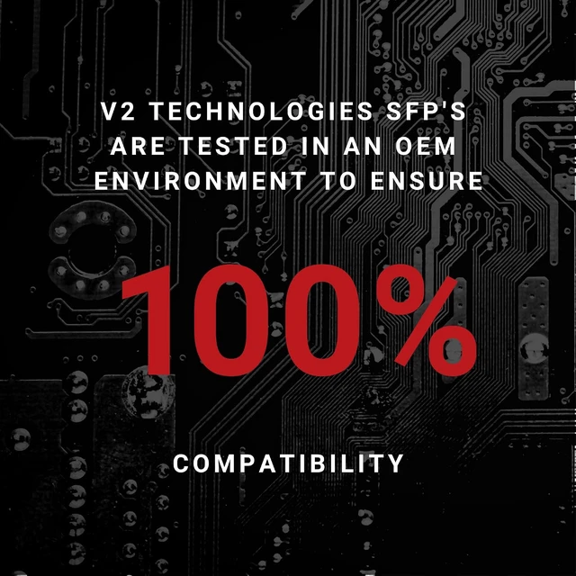 Alt view image 5 of 6 - 100BASE-FX SFP Compatible with Linksys, 2KM DDM MMF, Equivalent to MFEFX1, SFP to RJ45, V2 Technologies Networking Transceivers