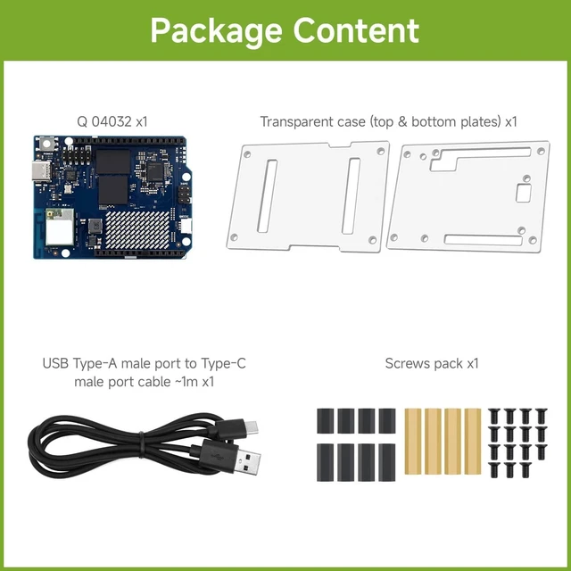 Alt view image 2 of 7 - Waveshare Q Dev Board Kits Come with Transparent PC Case