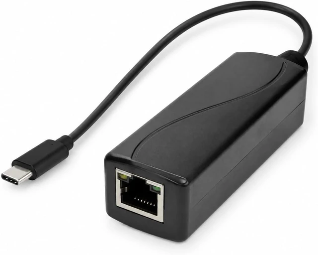 Main image of Encased PoE to USB-C Adapter, Gigabit Ethernet Network & Power Converter, 5V/2A 10W Output
