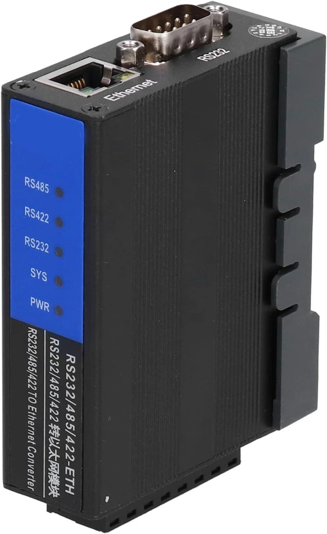 Main image of RS232/485/422 to Ethernet Serial Device Server Data Communication Industrial Module DC 9V24V