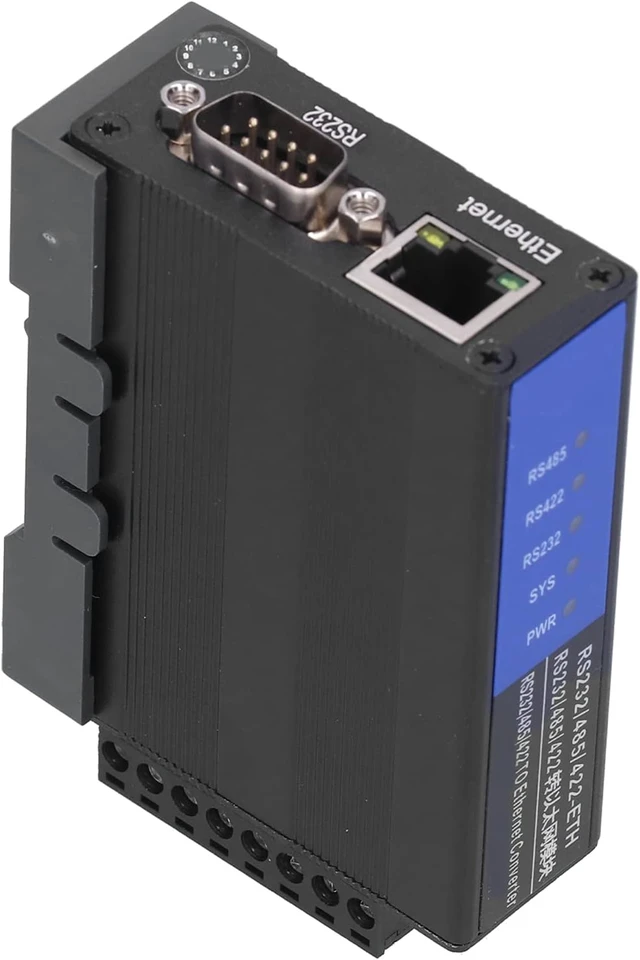 Alt view image 5 of 7 - RS232/485/422 to Ethernet Serial Device Server Data Communication Industrial Module DC 9V24V