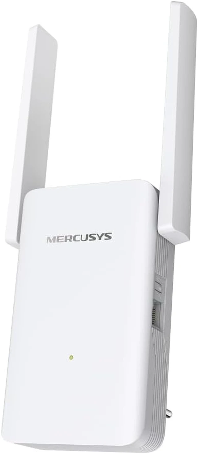 Alt view image 2 of 7 - Mercusys ME80X, AX3000 Mbps, 1 Gigabit Port and 2 External Antenna, Built-in Access Point Mode, Easy One-Button Installation, Mobile App Support, Dual-Band Wi-Fi 6 Range Extender