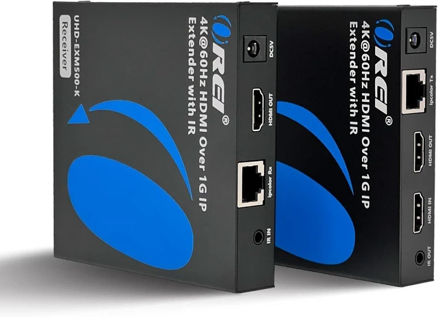 Main image of OREI HDMI Over IP Extender 4K@60Hz 500ft Loop Out 1G HDCP 1.4, One-Way IR