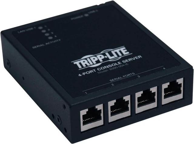 Main image of TRIPP LITE 4-Port IP Serial Console / Terminal Server TAA GSA (B095-004-1E)