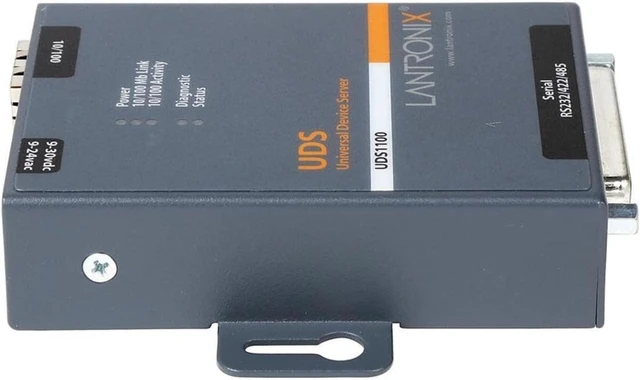 Alt view image 6 of 6 - Lantronix EDS Serial-to-Ethernet Device Server - Multiple RS-232/422/485 Ports, Full TCP/IP Stack and SSL/TLS, SSH and AES Secure tunneling - ED1100002-LNX-01