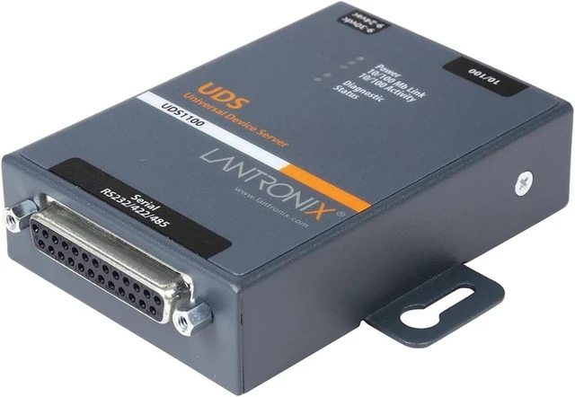 Alt view image 5 of 6 - Lantronix EDS Serial-to-Ethernet Device Server - Multiple RS-232/422/485 Ports, Full TCP/IP Stack and SSL/TLS, SSH and AES Secure tunneling - ED1100002-LNX-01