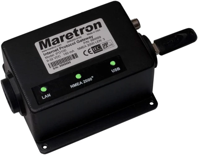 Alt view image 2 of 6 - Maretron IPG100-01 Internet Protocol Gateway