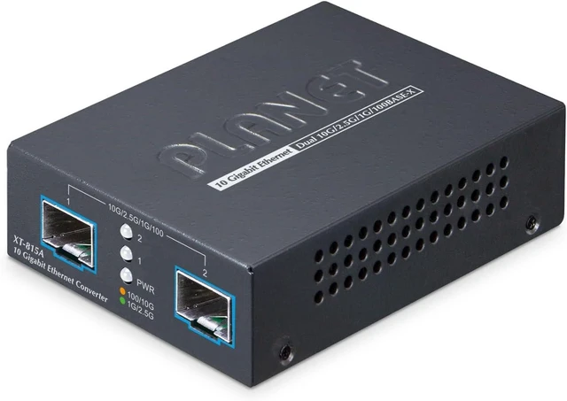 Main image of Planet 2 Port SFP+ Managed Media Converter XT-815A