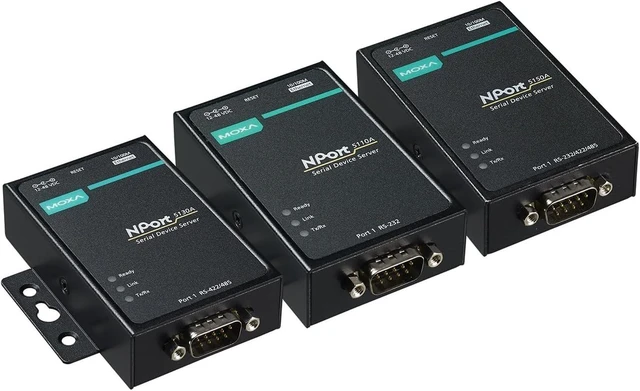 Main image of MOXA NPORT 5150A-T 1-Port RS-232/422/485 Device Server, -40 to 75°C Operating Temperature