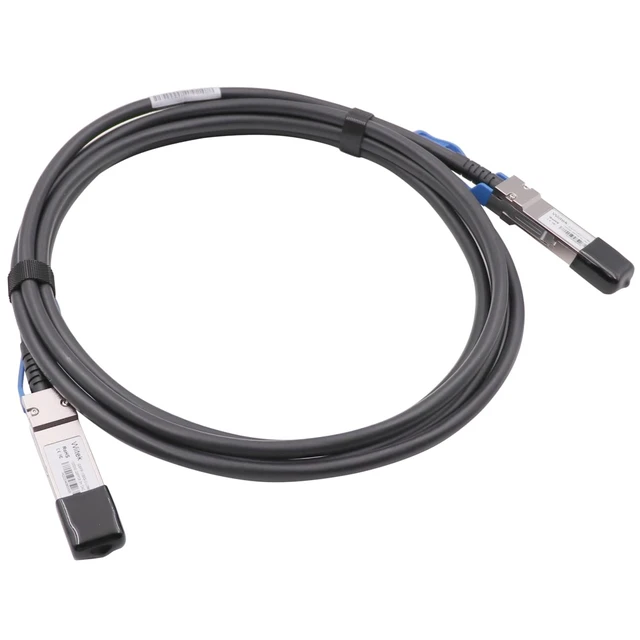 Alt view image 2 of 6 - 100GbE QSFP28 DAC Twinax Cable, 3 Meter 100GBASE-CR Passive Copper Cable, Compatible for Mellanox MCP1600-C003, Blue Pull Tab