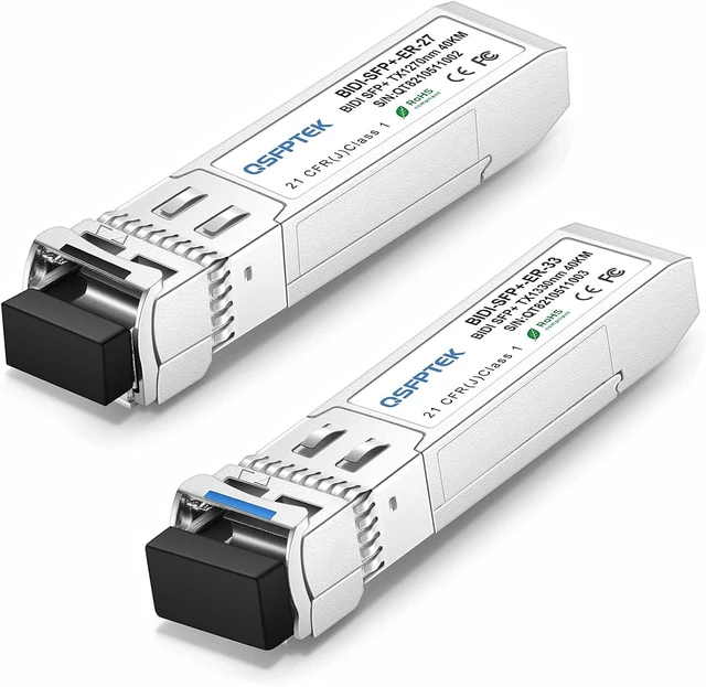 Main image of 10GBASE-BiDi SFP+ Transceiver 1490/1550nm 80km DDM LC SMF for Cisco BX80U/D