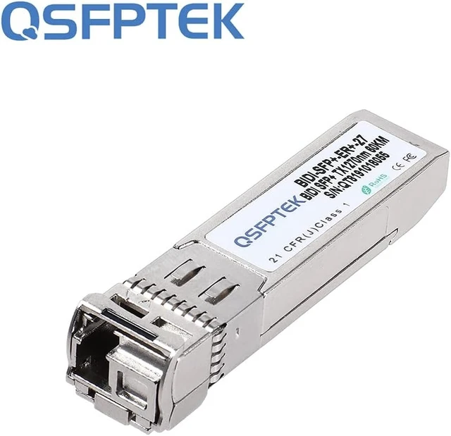 Alt view image 7 of 7 - 10GBASE-BiDi SFP+ Transceiver 1490/1550nm 80km DDM LC SMF for Cisco BX80U/D
