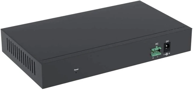 Alt view image 3 of 4 - CableRack 8 Port SFP Unmanaged Ethernet Optical Switch with 4 Singlemode and 4 Multimode SFP Transceivers
