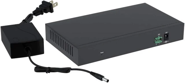 Alt view image 4 of 4 - CableRack 8 Port SFP Unmanaged Ethernet Optical Switch with 4 Singlemode and 4 Multimode SFP Transceivers