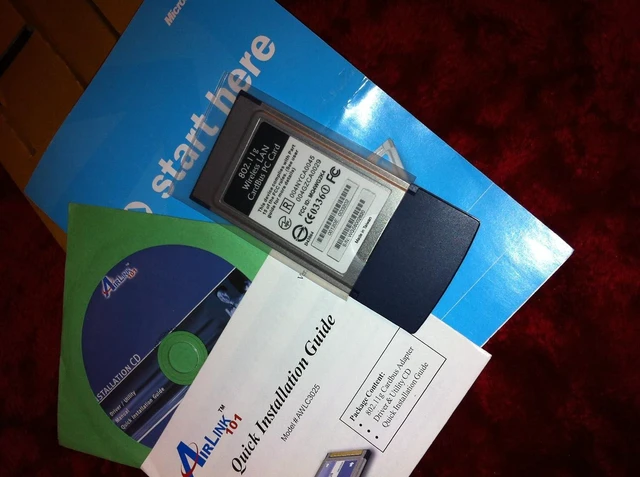 Alt view image 2 of 4 - AIRLINK 101 AWLC3028 802.11g Wireless Cardbus Adapter