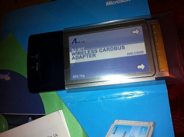 Alt view image 3 of 4 - AIRLINK 101 AWLC3028 802.11g Wireless Cardbus Adapter