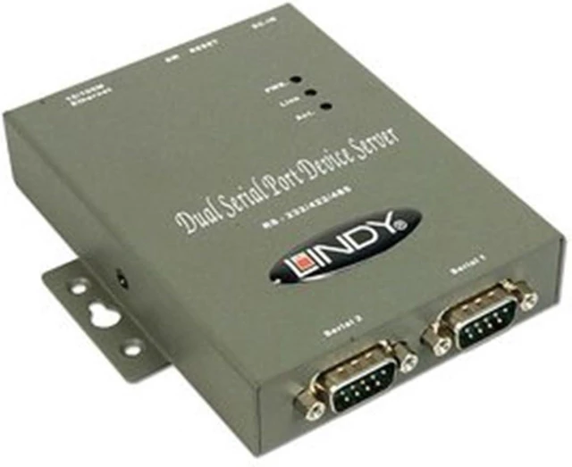 Main image of LINDY 2 Port IP Serial Server (25104)
