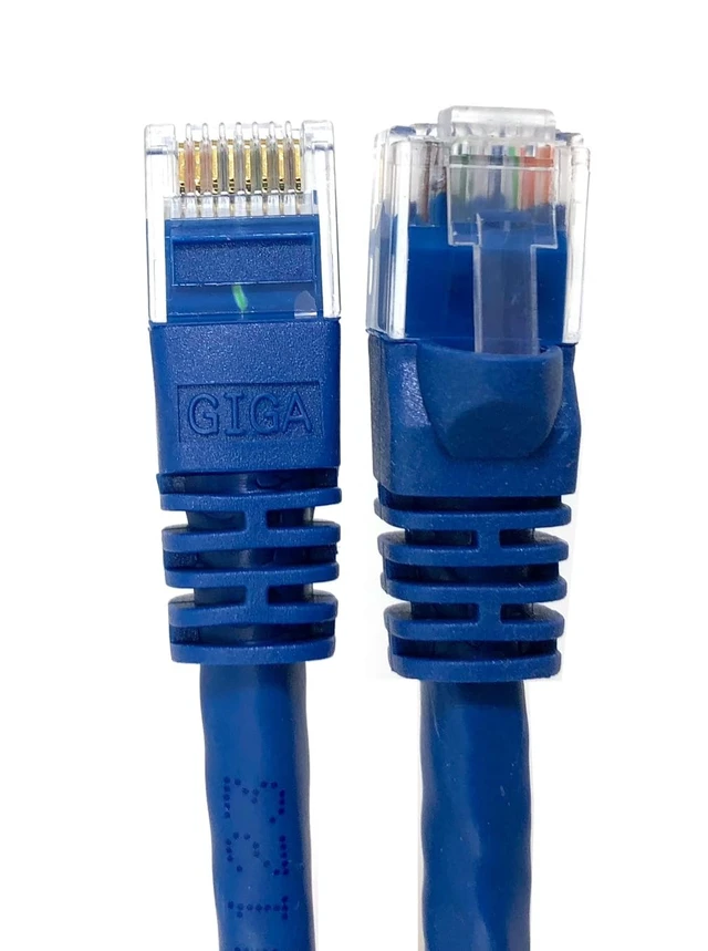Alt view image 3 of 5 - MICRO CONNECTORS 14-feet Cat 6 Molded Snagless UTP RJ45 Networking Patch Cable - Blue - 30 Pack (E08-014BL-30)