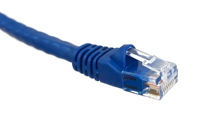 Alt view image 4 of 5 - MICRO CONNECTORS 14-feet Cat 6 Molded Snagless UTP RJ45 Networking Patch Cable - Blue - 30 Pack (E08-014BL-30)