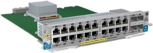 Main image of HP 20-Port GT PoE+/4-Port SFP v2 zl Module (J9535A)