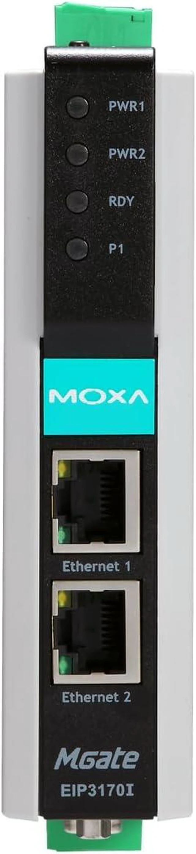 Alt view image 3 of 3 - MOXA MGate EIP3170 1-Port DF1 to EtherNet/IP Gateway, 0 to 55°C Operating Temperature