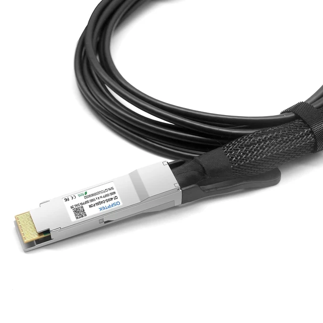 Alt view image 4 of 4 - 400G QSFP-DD to 4x100G QSFP56 Breakout DAC Cable, 28AWG, 2m