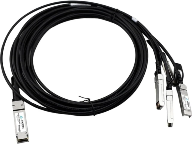 Main image of Axiom 40Gbase-CR4 Qsfp+ to 4 10Gbase-Cu SFP+ Active DAC Brocade, 1m (40G-QSFP-4SFP-C-0101-AX)