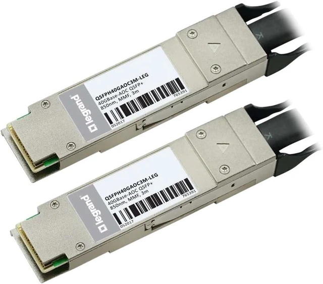 C2G Cisco QSFP-H40G-AOC3M Compatible 40GBase-AOC QSFP+ to QSFP+ Direct ...